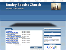 Tablet Screenshot of boxleybaptistchurch.org